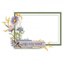 Chipboard Frames - Simple Vintage - Meadow Flowers