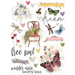 Rub-Ons - Simple Vintage - Meadow Flowers