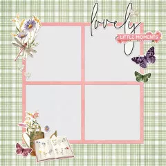 Simple Pages - Page Pieces - Simple Vintage - Meadow Flowers