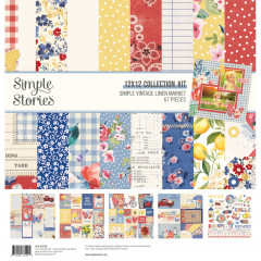 Simple Vintage - Linen Market - 12x12 Collection Kit