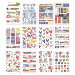 Simple Stories Sticker Book - Simple Vintage - Linen Market