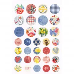 Simple Stories Sticker Book - Simple Vintage - Linen Market