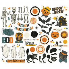 Bits & Pieces Die-Cuts - Simple Vintage - Scary Stories