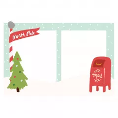 Chipboard Frames - Santas Village