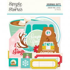 Journal Bits & Pieces Die-Cuts - Snow Pine Lodge