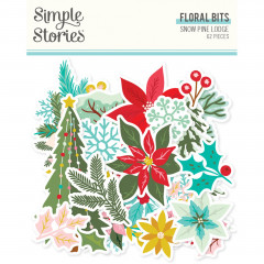 Floral Bits & Pieces Die-Cuts - Snow Pine Lodge