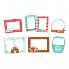 Chipboard Frames - Snow Pine Lodge