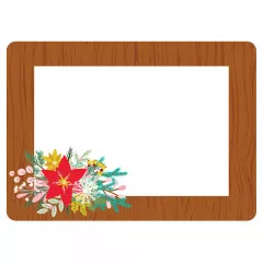 Chipboard Frames - Snow Pine Lodge