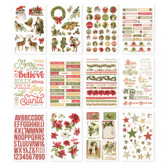 Simple Stories Sticker Book - Simple Vintage - Yuletide