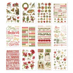 Simple Stories Sticker Book - Simple Vintage - Yuletide