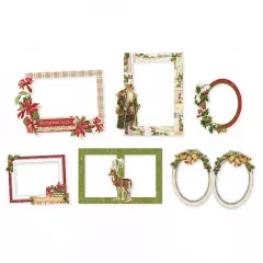 Chipboard Frames - Simple Vintage - Yuletide