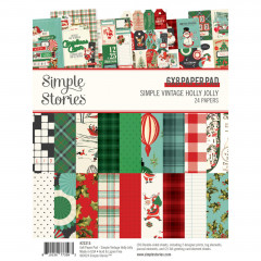 Simple Vintage - Holly Jolly - 6x8 Paper Pad