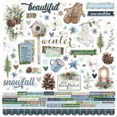 Simple Vintage - Fresh Snow - 12x12 Collection Kit