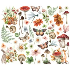 Floral Bits & Pieces Die-Cuts - Simple Vintage - Woodlands