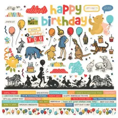 Say Cheese Classic Pooh Birthday - 12x12 Collection Kit