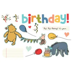 Simple Pages - Page Pieces - Say Cheese Classic Pooh Birthday
