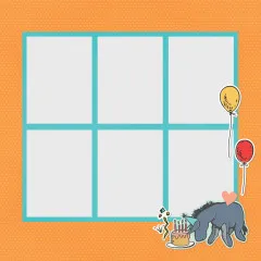 Simple Pages - Page Pieces - Say Cheese Classic Pooh Birthday