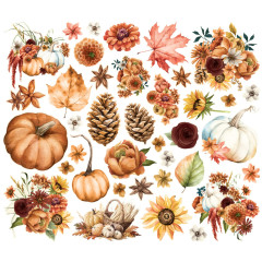 Floral Bits & Pieces Die-Cuts - Simple Vintage - Autumn Breeze