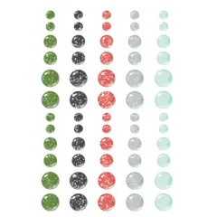 Simple Stories Glitter Enamel Dots - Say Cheese Classic Mouse Christmas