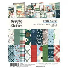 Simple Vintage - Flannel Season - 6x8 Paper Pad