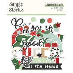 All Wrapped Up - Sentiment Bits & Pieces Die-Cuts