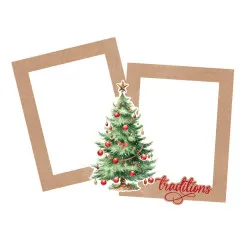 Chipboard Frames - Simple Vintage - Believe