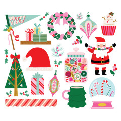 Big Bits & Pieces Die-Cuts - Hard Candy Christmas