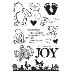 Simple Stories Clear Stamps - Say Cheese Classic Pooh Baby - Bundle of Joy