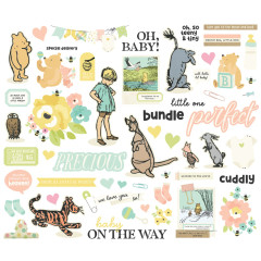 Say Cheese Classic Pooh Baby - Bits & Pieces Die-Cuts