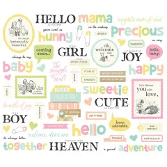 Say Cheese Classic Pooh Baby - Sentiment Bits & Pieces Die-Cuts