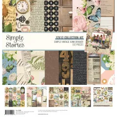 Simple Vintage - Junk Drawer - 12x12 Collection Kit