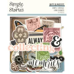 Simple Vintage - Junk Drawer - Bits & Pieces Die-Cuts