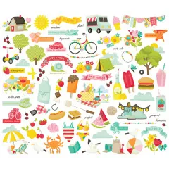Sweet Summertime - Bits & Pieces Die-Cuts