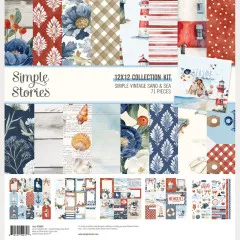 Simple Vintage Sand & Sea - 12x12 Collector's Essential Kit