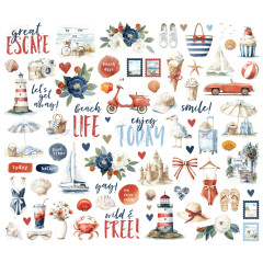Simple Vintage Sand & Sea - Bits & Pieces Die-Cuts