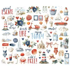 Simple Vintage Sand & Sea - Bits & Pieces Die-Cuts