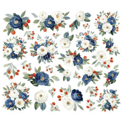Floral Bits & Pieces Die-Cuts - Simple Vintage Sand & Sea