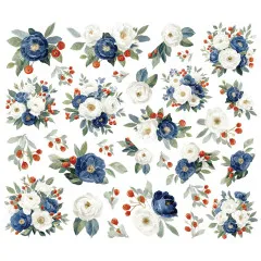 Floral Bits & Pieces Die-Cuts - Simple Vintage Sand & Sea