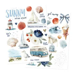 Rub-Ons - Simple Vintage - Sand & Sea