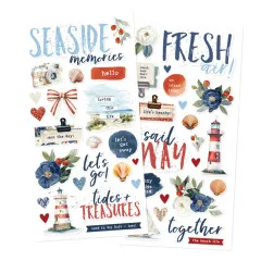 Simple Stories Foam Sticker - Simple Vintage Sand & Sea