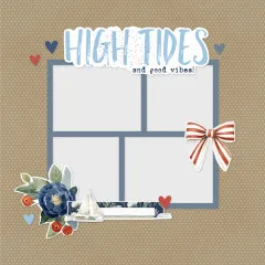 Simple Pages - Page Pieces - Simple Vintage Sand & Sea