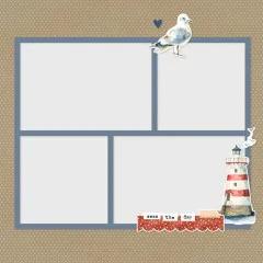 Simple Pages - Page Pieces - Simple Vintage Sand & Sea