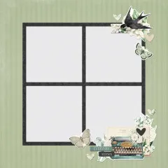 Simple Pages - Page Pieces - Simple Vintage Timeless Harmony