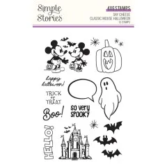 Simple Stories Clear Stamps - Say Cheese Classic Mouse Halloween