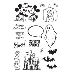 Simple Stories Clear Stamps - Say Cheese Classic Mouse Halloween