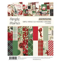 Simple Vintage Old-Fashioned Christmas - 6x8 Paper Pad