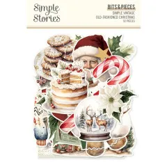 Simple Vintage Old-Fashioned Christmas - Bits & Pieces Die-Cuts