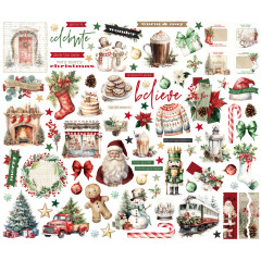 Simple Vintage Old-Fashioned Christmas - Bits & Pieces Die-Cuts