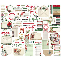 Journal Bits & Pieces Die-Cuts - Simple Vintage Old-Fashioned Christmas