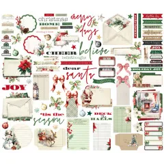 Journal Bits & Pieces Die-Cuts - Simple Vintage Old-Fashioned Christmas